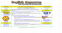 Desktop Screenshot of englishresource.com